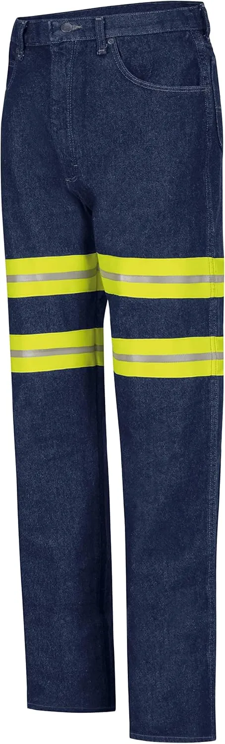 Red Kap Men's Enhanced Visibility Relaxed-Fit Jean
