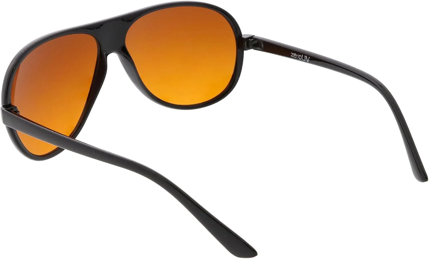 Retro 80s Tear Drop Plastic Aviator Sunglasses w/Blue Blocking Lens