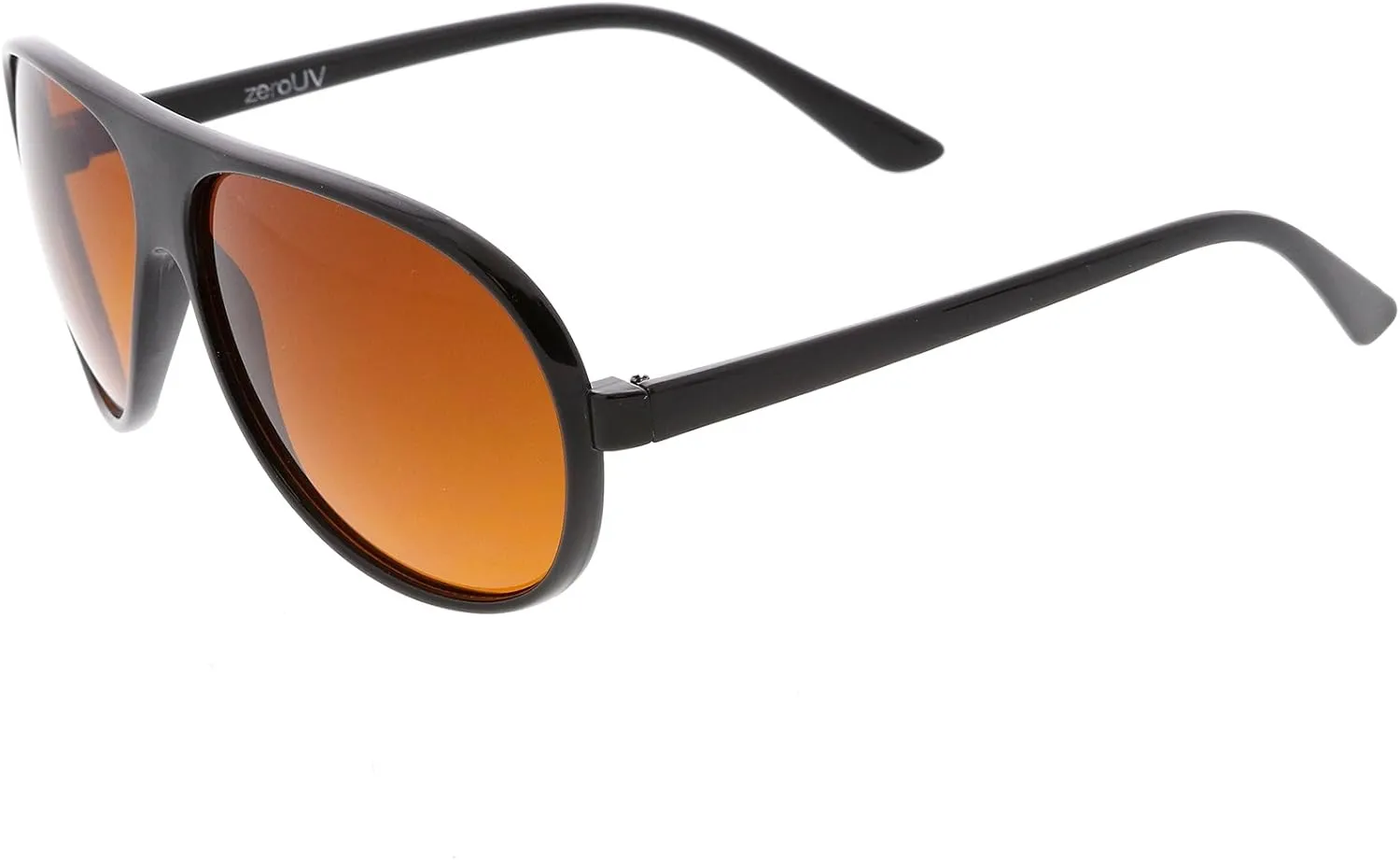 Retro 80s Tear Drop Plastic Aviator Sunglasses w/Blue Blocking Lens