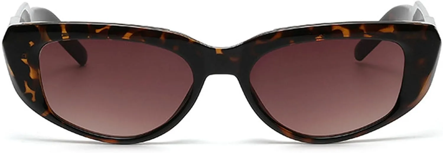 Retro Cat Eye Sunglasses UV400 Eyewear Sunglasses for Women Sun Glasses Small Frame Vintage Fashion Shades
