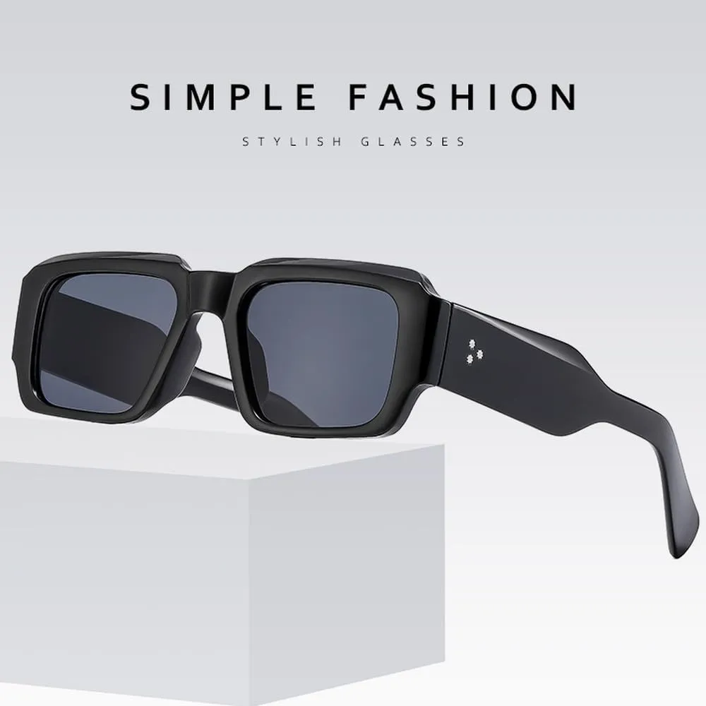 Retro Minimalist UV Resistant Sunglasses Popular Personalized Fashion Sun Glasses Female