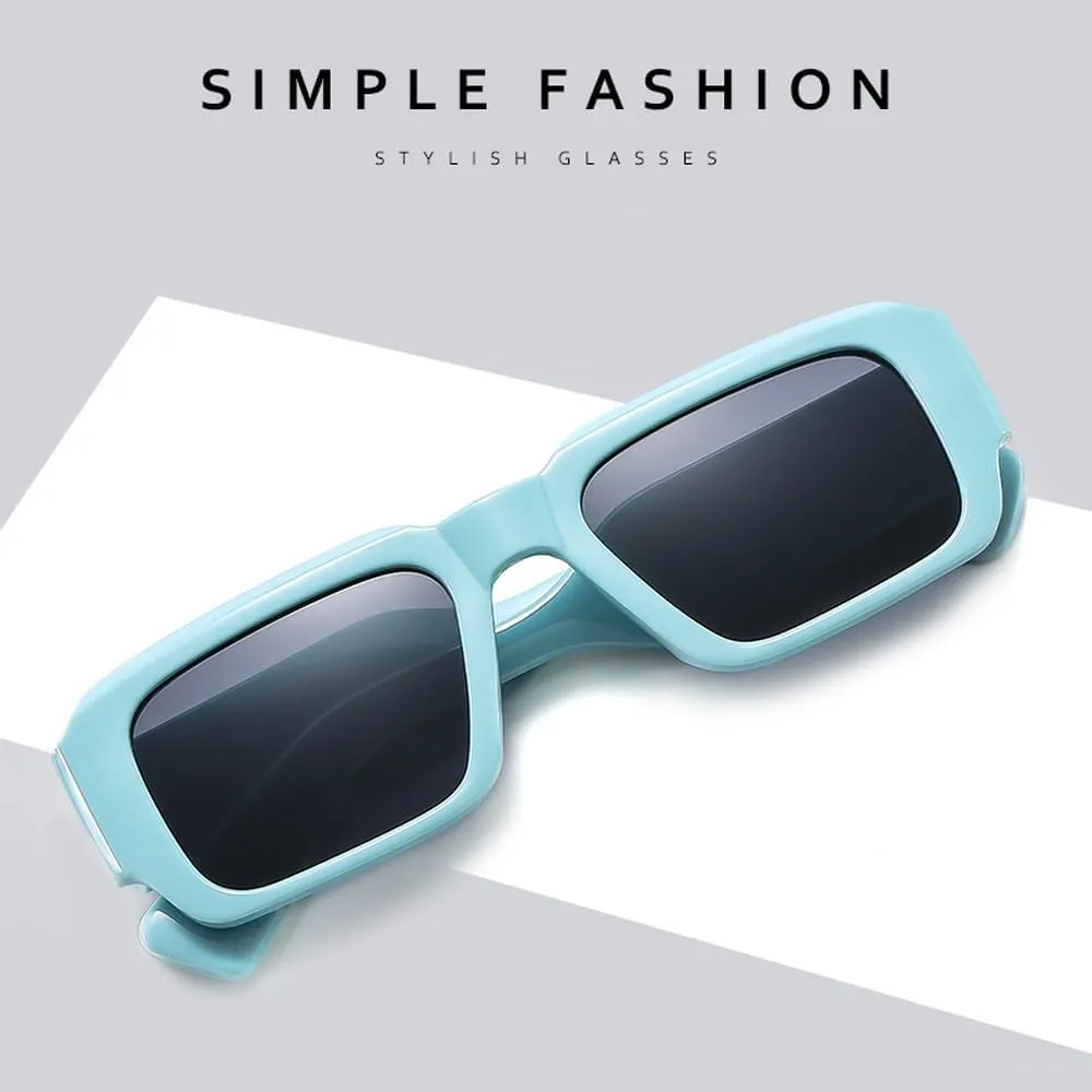 Retro Minimalist UV Resistant Sunglasses Popular Personalized Fashion Sun Glasses Female