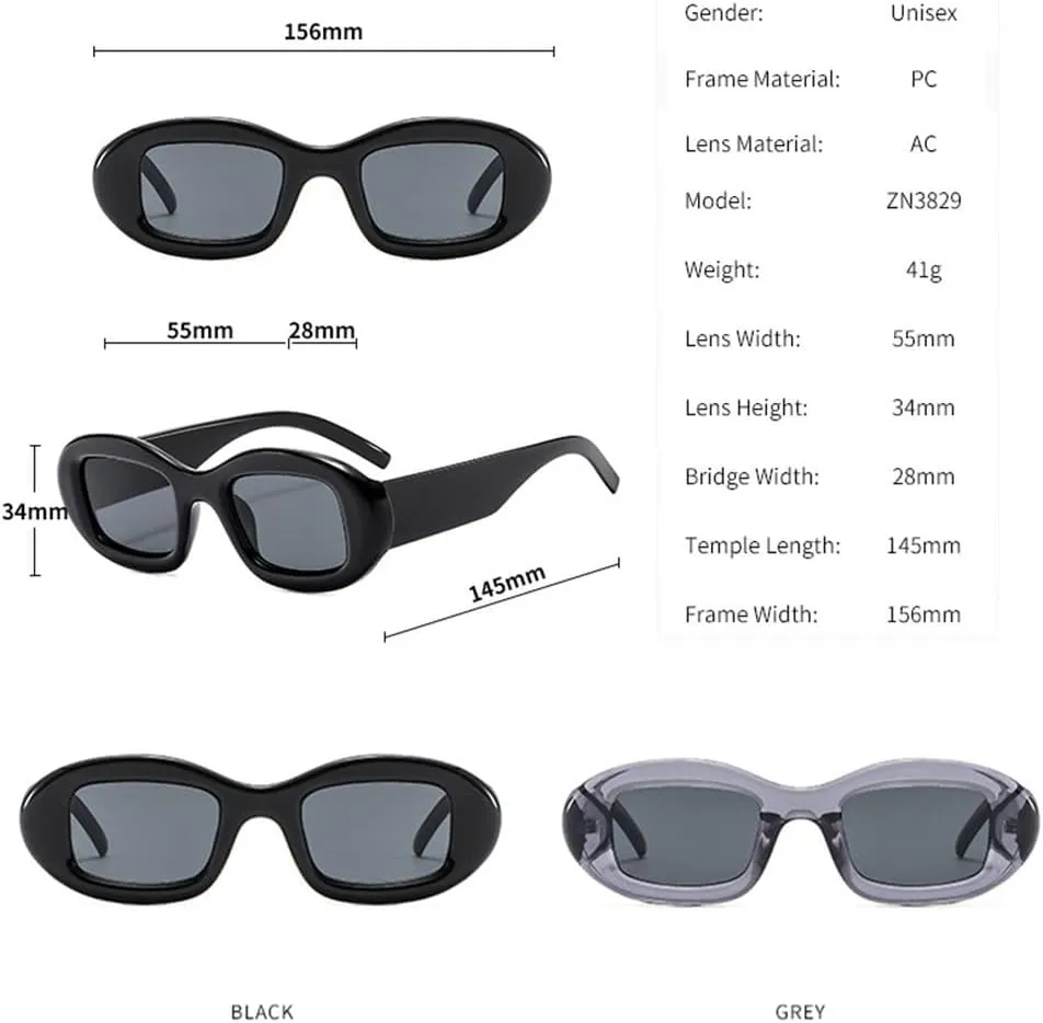 Retro Oval Small Frame Sunglasses For Women With And Round Faces, High-end Sunglasses