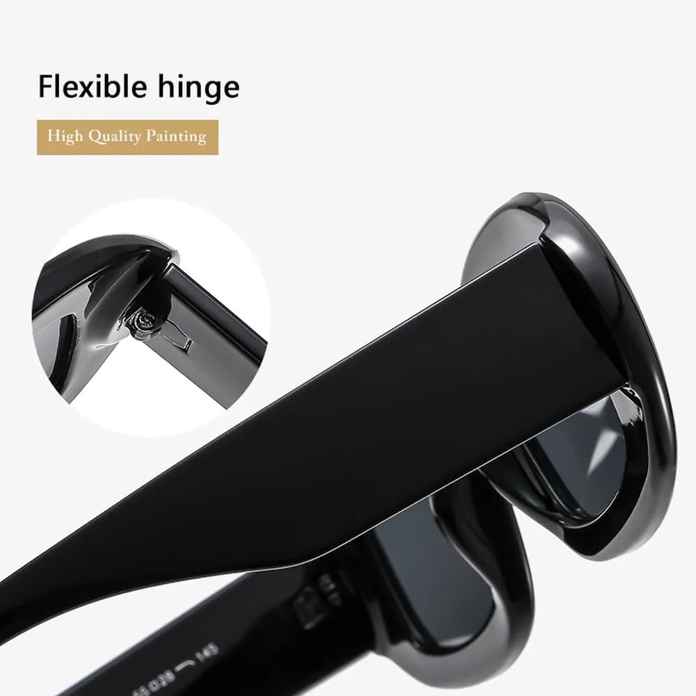 Retro Oval Small Frame Sunglasses For Women With And Round Faces, High-end Sunglasses