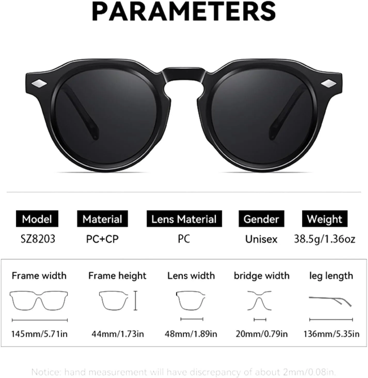 Retro Round Women Luxury Sunglasses Fashion Uv400 Men Trending Rivets Punk