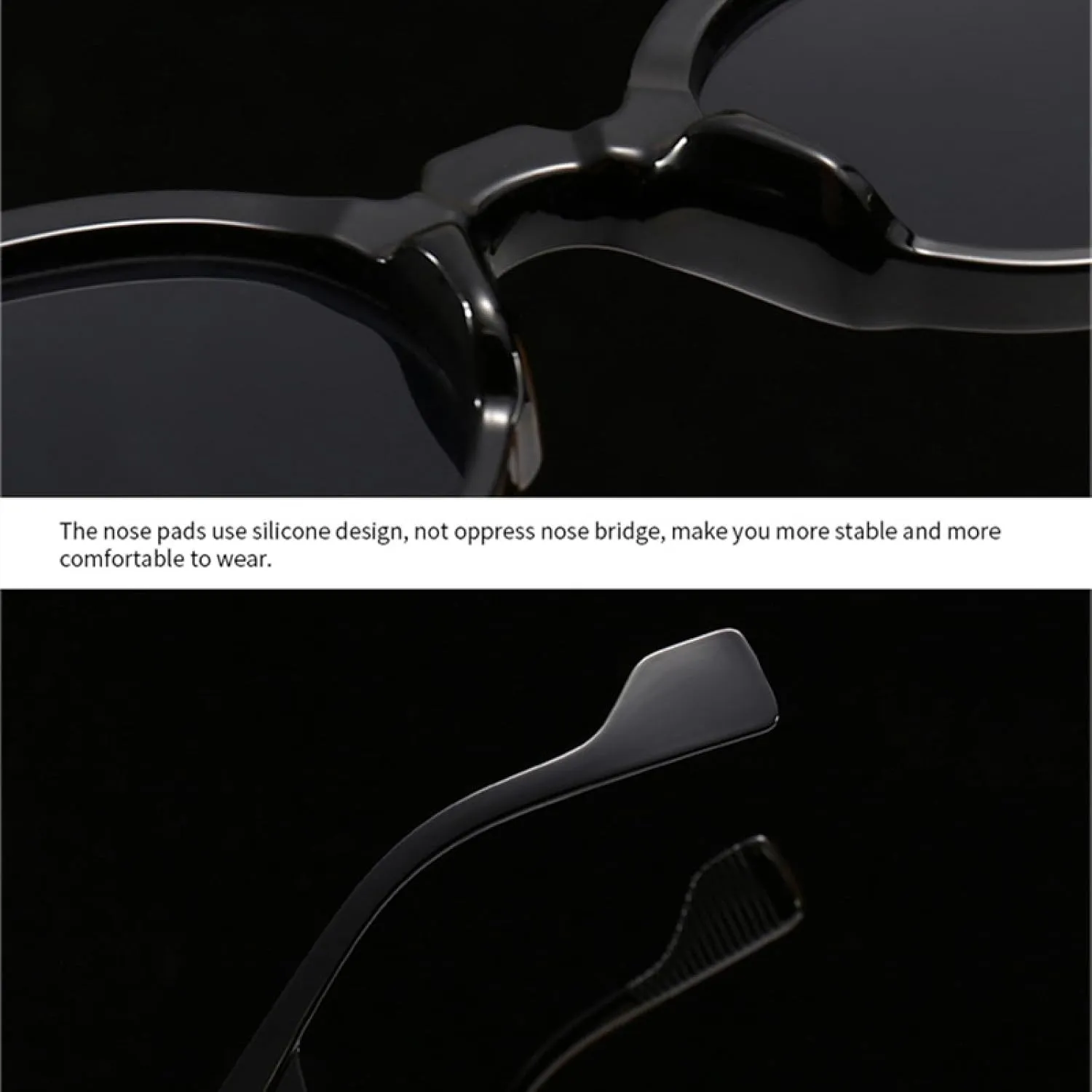 Retro Round Women Sunglasses Shades Uv400 Fashion Punk Rivets Men Gradient Shades Uv400 Sun Glasses