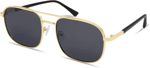 Retro Trendy Aviator Polarized Sunglasses Men Women Vintage 70s Square Stylish UV400 Frame AP3663