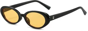 Retro Vintage Oval Sunglasses Woman Round Sun Glasses Men Uv400 Punk Style Luxury Eyewear Female