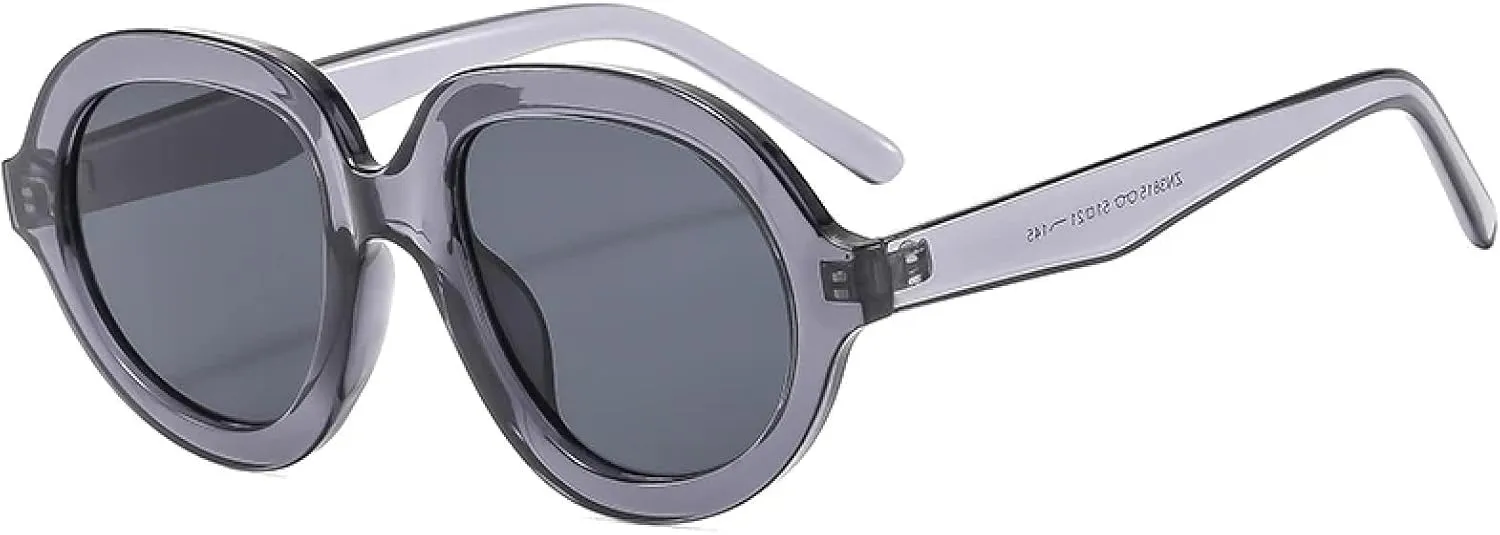 Retro Women Oval Classic Men Fashion Eyeglasses Minimalist Frame Street Shooting Fashion