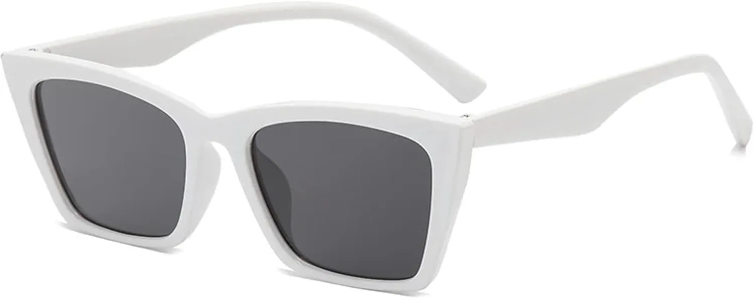 Retro Women Sunglasses Cat Eyes Minimalist Frame Classic Men Fashion Uv400