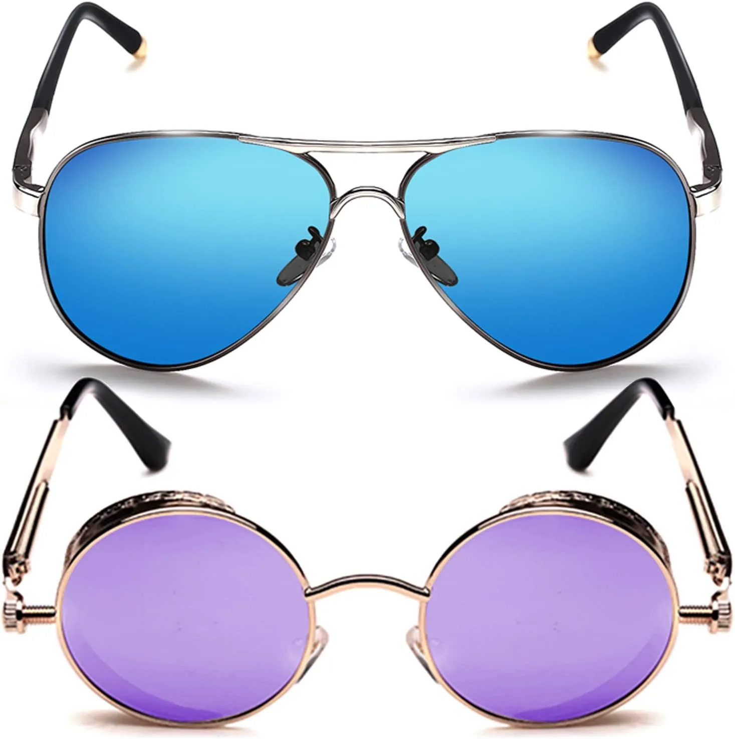 ROCKNIGHT HD Polarized UV400 Protection Outdoor Gothic Sunglasses
