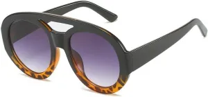 Round Oversized Sunglasses Women Oval Sun Glasses Men Vintage Shades For Female Luxury UV400