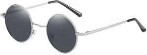 Round Polarized Sunglasses For Men Women Retro Sun Glasses Male Female Metal Frame Eyewear