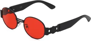 Round Punk Style Woman Trendy Fashion Sunglasses