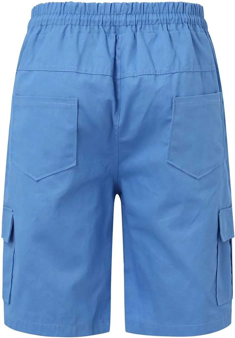 RTRDE Men's Shorts Summer Casual Outdoors Patchwork Pockets Overalls Sport Tooling Shorts Pants Men
