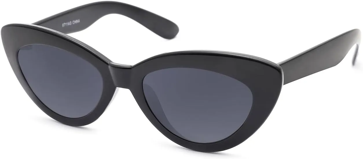 SCVGVER Retro Vintage Narrow Cat Eye Sunglasses for Women Clout Goggles women sunglasses