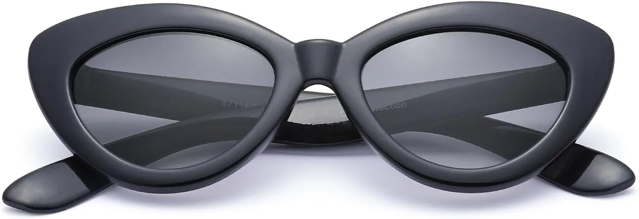SCVGVER Retro Vintage Narrow Cat Eye Sunglasses for Women Clout Goggles women sunglasses
