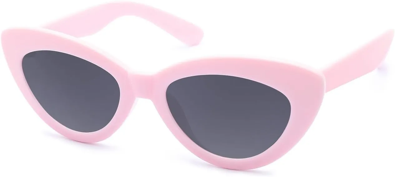 SCVGVER Retro Vintage Narrow Cat Eye Sunglasses for Women Clout Goggles women sunglasses