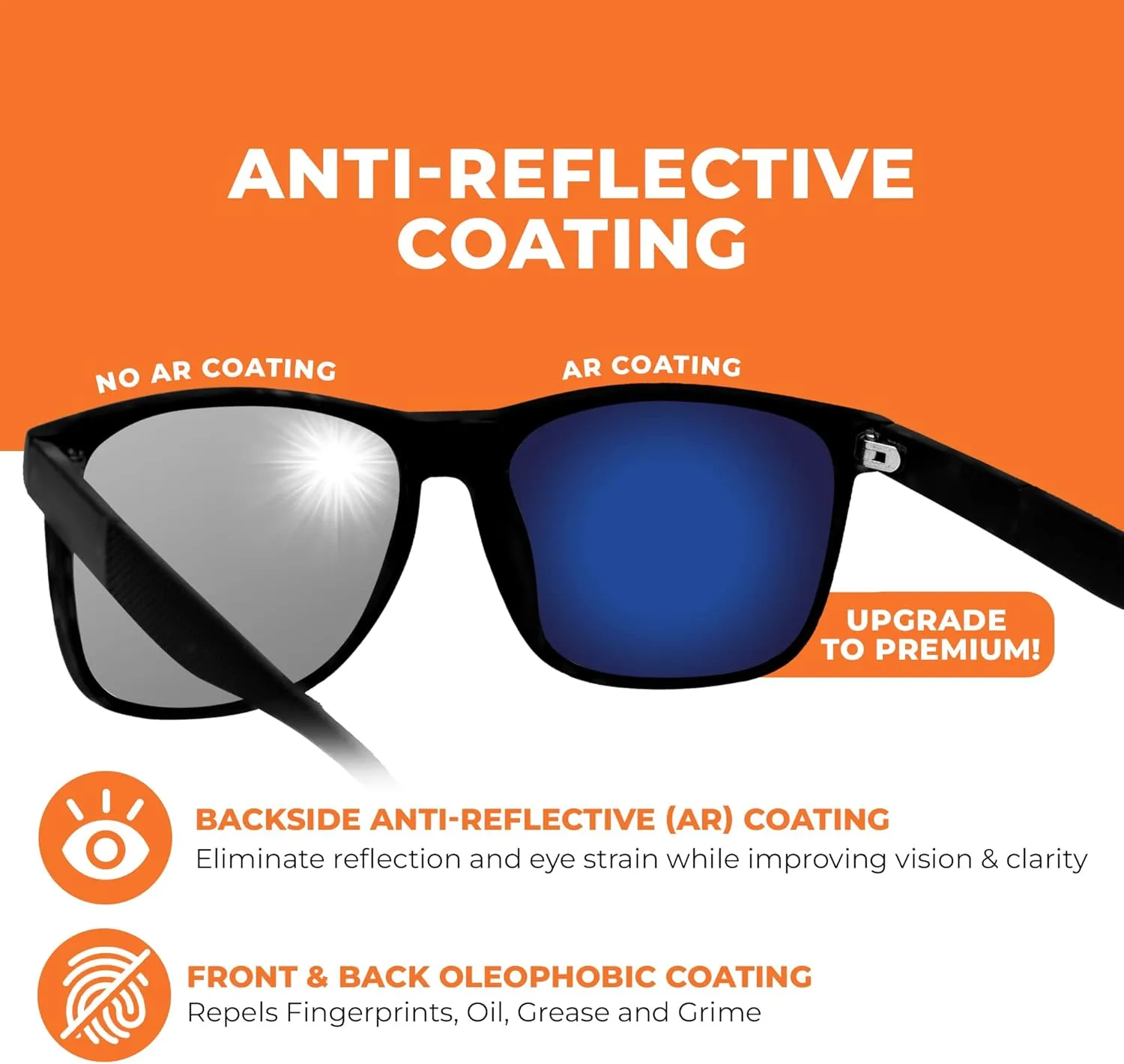 Seek Optics Compatible/Replacement Lenses for Ray-Ban RB 6489 Aviator Optics 55mm Sunglasses