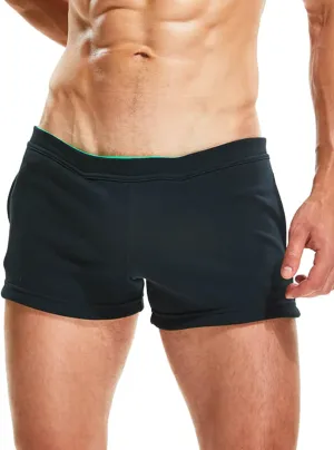 SEOBEAN Mens Low Rise Boxer Lounge Sport Cotton Shorts 220501