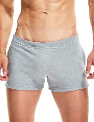 SEOBEAN Mens Low Rise Boxer Lounge Sport Cotton Shorts 220501