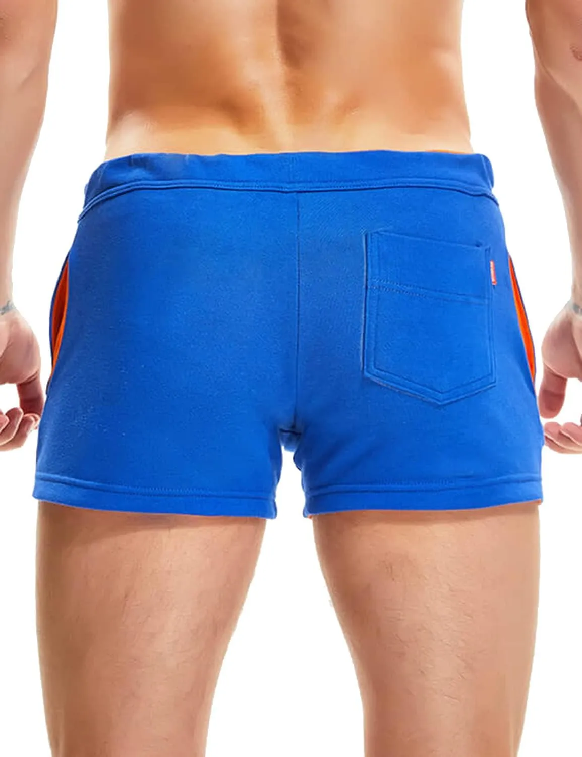 SEOBEAN Mens Low Rise Boxer Lounge Sport Cotton Shorts 220501