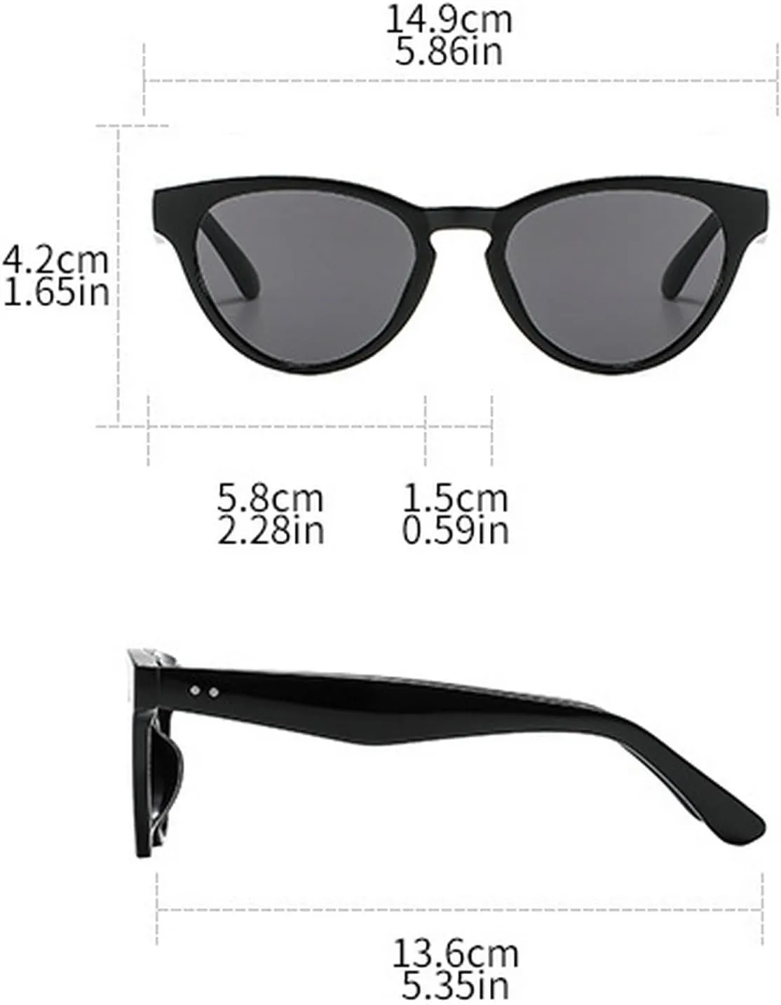 Sexy Cat Eye Sunglasses Women Vintage Small Cat Eye Sexy Brown Sunglasses For Ladies 80s 90S Trendy Stylish Glasses