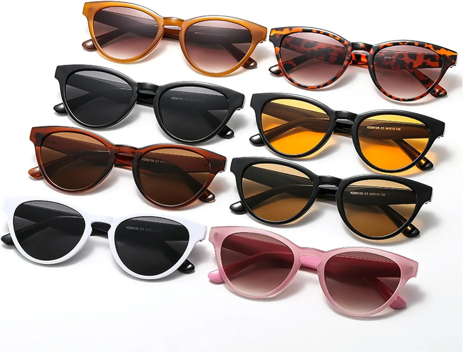 Sexy Cat Eye Sunglasses Women Vintage Small Cat Eye Sexy Brown Sunglasses For Ladies 80s 90S Trendy Stylish Glasses