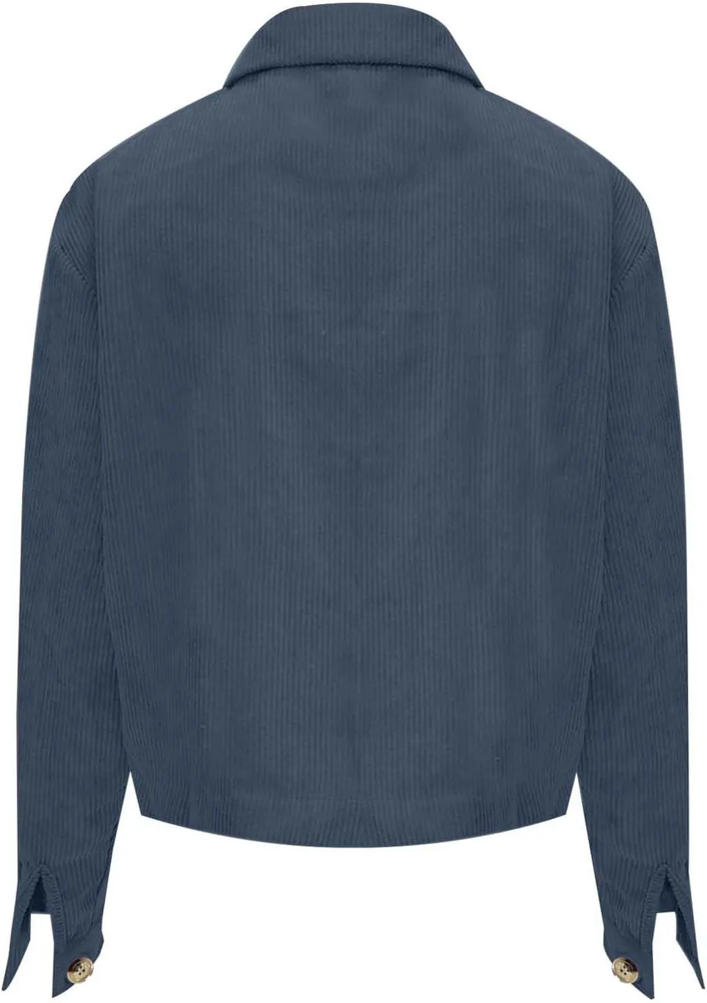 Shackets for Women 2024 Fashion Cropped Jackets Corduroy Button Down Crop Shackets Tops Long Sleeve Trendy Shirts