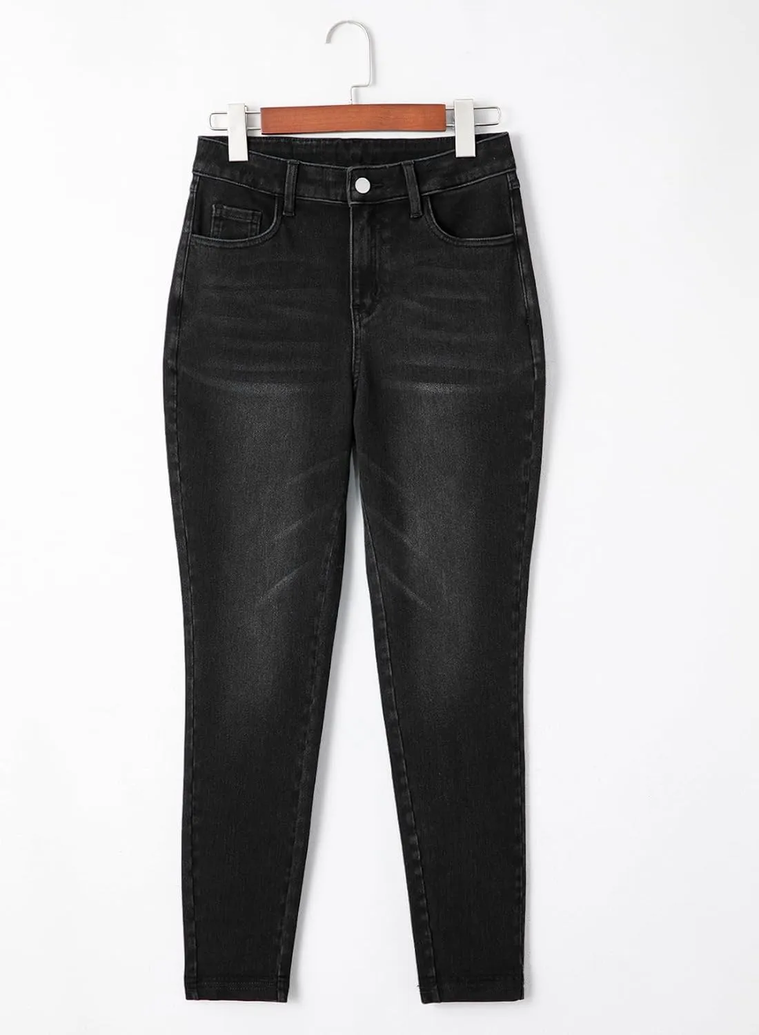 Sidefeel Jeggings for Women High Waisted Tummy Control Skinny Jeans Stretchy Butt Lifting Knit Denim Pants