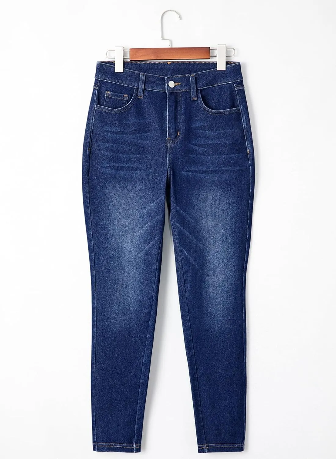 Sidefeel Jeggings for Women High Waisted Tummy Control Skinny Jeans Stretchy Butt Lifting Knit Denim Pants