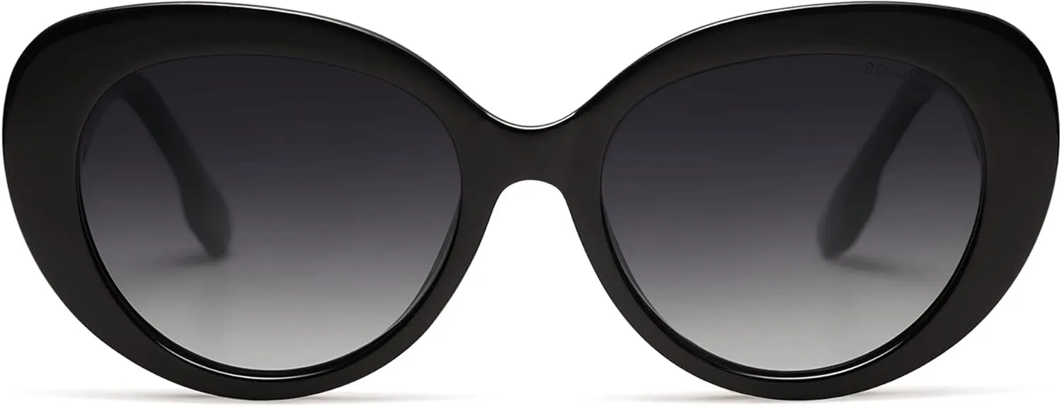 SOJOS Retro Cat Eye Polarized Sunglasses Womens Vintage Shades Trendy Designer Sun Glasses UV Protection SJ2261