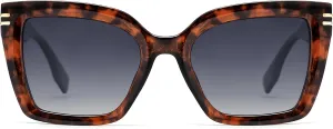 SOJOS Retro Oversized Polarized Cat Eye Sunglasses Womens Vintage Shades Trendy Stylish Sunnies SJ2291