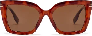 SOJOS Retro Oversized Polarized Cat Eye Sunglasses Womens Vintage Shades Trendy Stylish Sunnies SJ2291