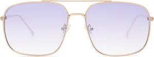 SOJOS Retro Square Aviator Sunglasses Womens Mens Aesthetic Y2k Light Lens Shades SJ1176
