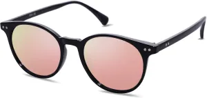 SOJOS Small Round Classic Polarized Sunglasses for Women Men Vintage Style UV400 Lens SJ2113