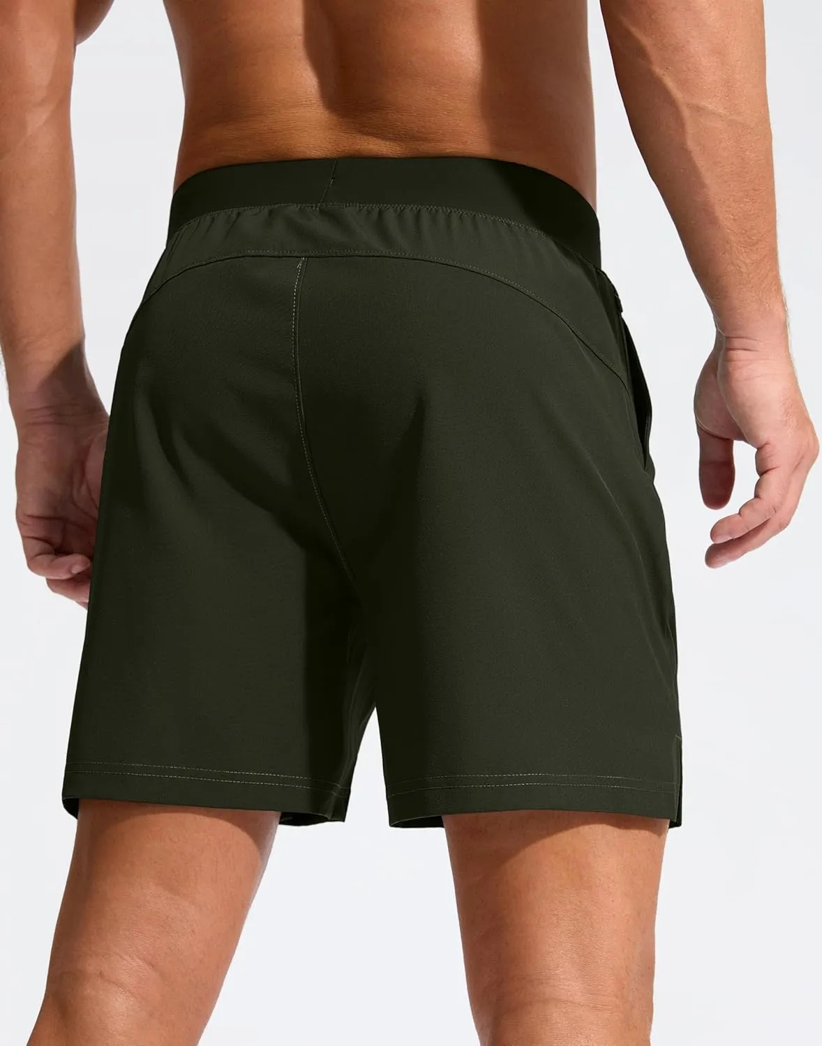Soothfeel Men's Running Shorts with Zipper Pockets 5 Inch Quick Dry Sports Tennis Shorts Gym Workout Athletic Shorts for Men