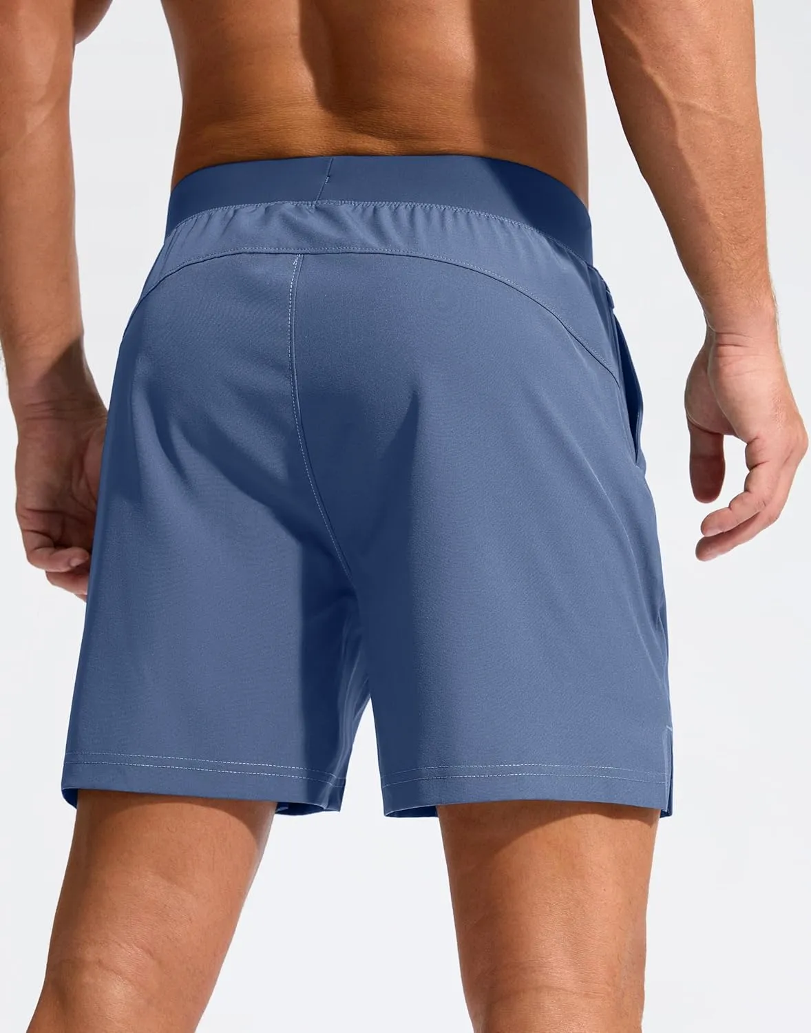 Soothfeel Men's Running Shorts with Zipper Pockets 5 Inch Quick Dry Sports Tennis Shorts Gym Workout Athletic Shorts for Men