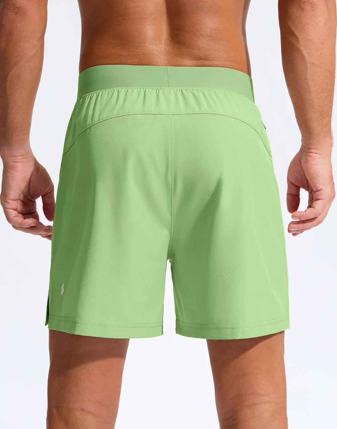 Soothfeel Men's Running Shorts with Zipper Pockets 5 Inch Quick Dry Sports Tennis Shorts Gym Workout Athletic Shorts for Men