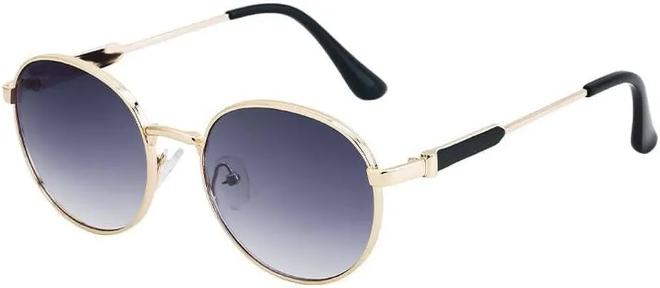 SPOAVGYZ-Vintage Round Metal Frame Sunglasses For Men Women Trendy Luxury Eyewear Sun Glasses Lenses