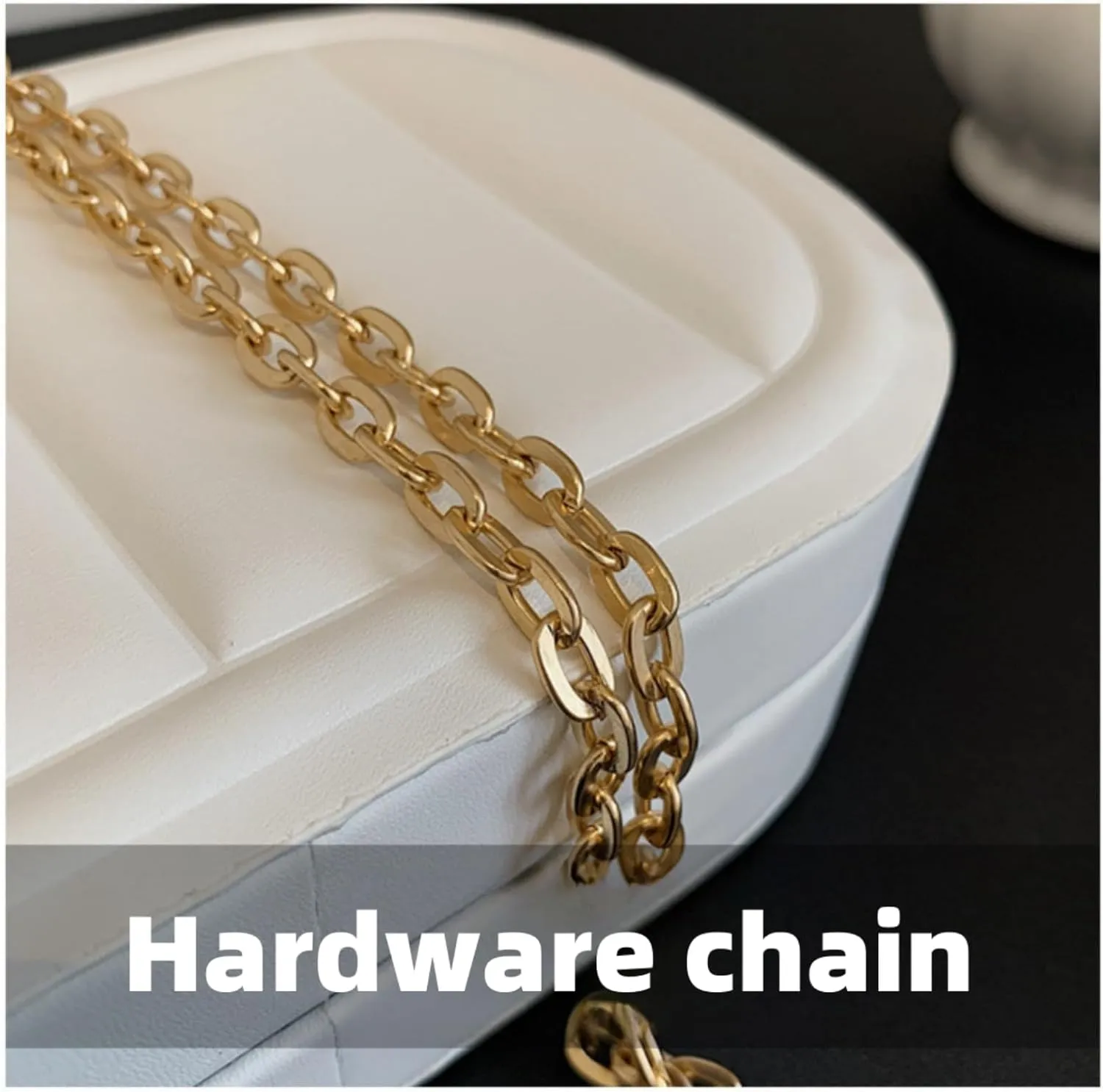 Stylish Minimalist Box Bag - Chain Shoulder & Crossbody Purse,Large Capacity & Quality Hardware,Gift for Christmas