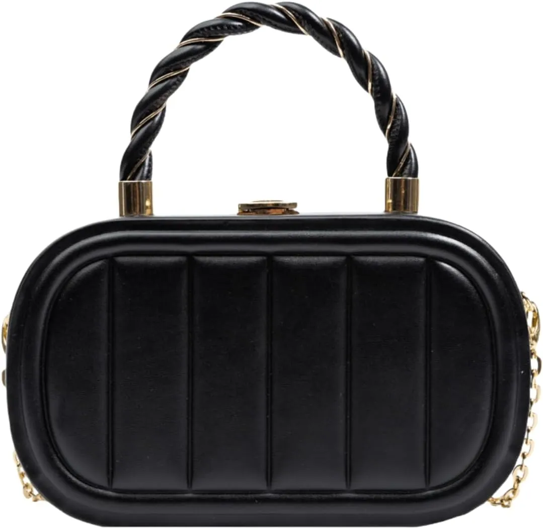 Stylish Minimalist Box Bag - Chain Shoulder & Crossbody Purse,Large Capacity & Quality Hardware,Gift for Christmas
