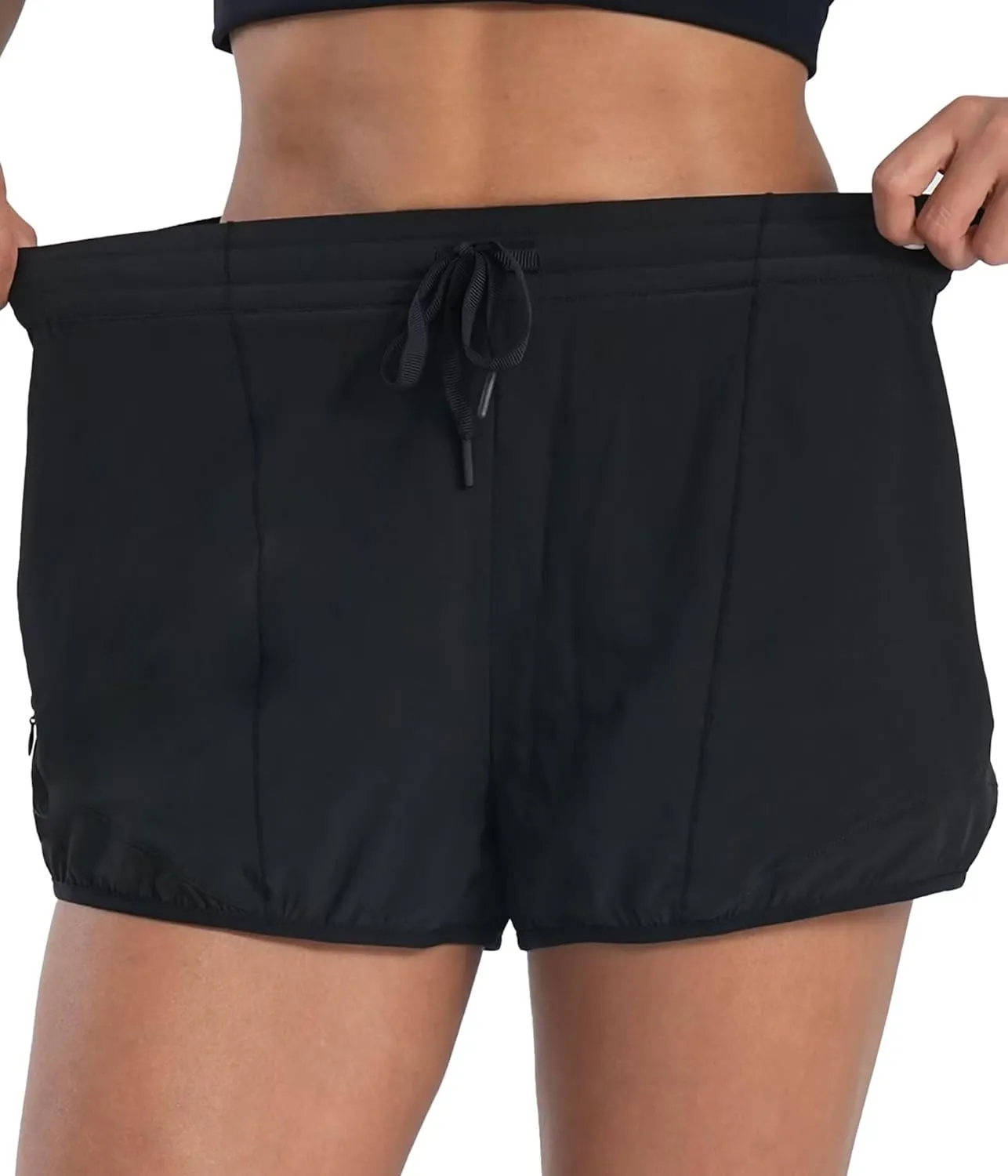 Sunzel Women's Hiking Athletic Shorts Quick Dry Active Workout Running Shorts with Zip Pocket Lightweight Comfy Casual Shorts
