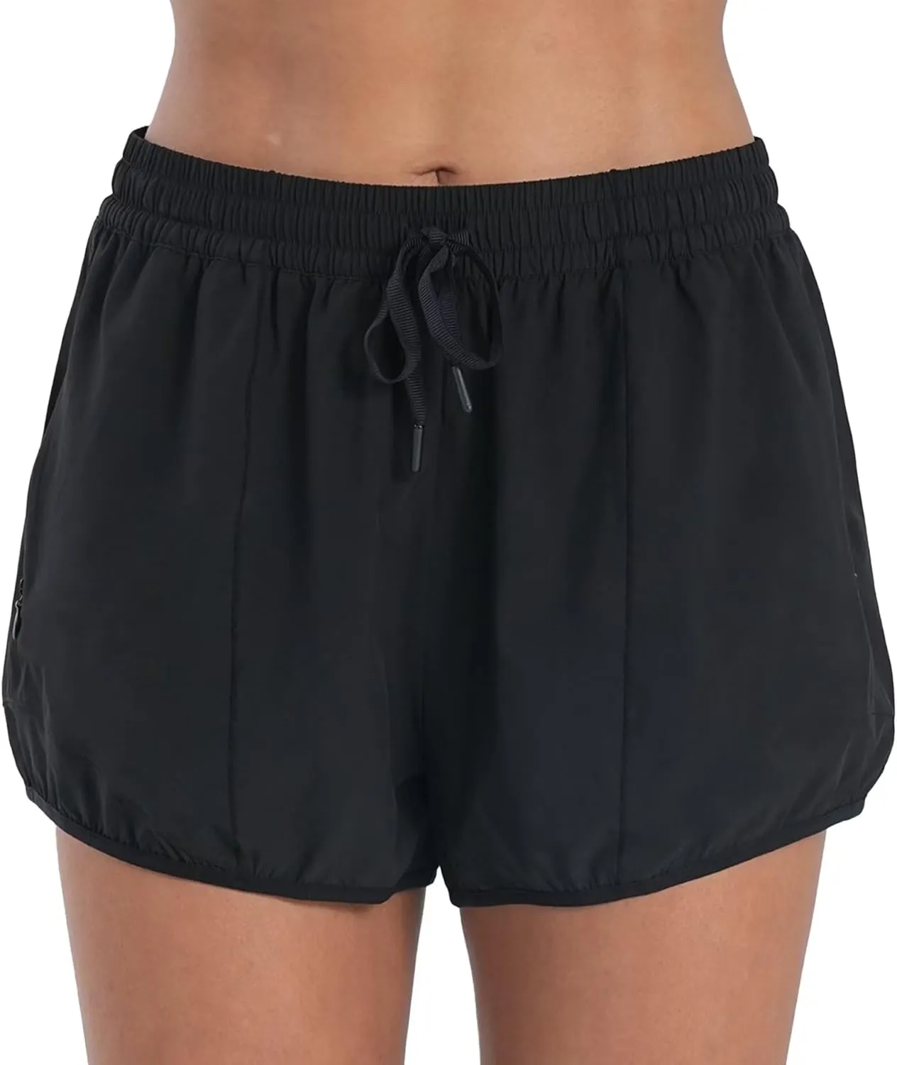 Sunzel Women's Hiking Athletic Shorts Quick Dry Active Workout Running Shorts with Zip Pocket Lightweight Comfy Casual Shorts
