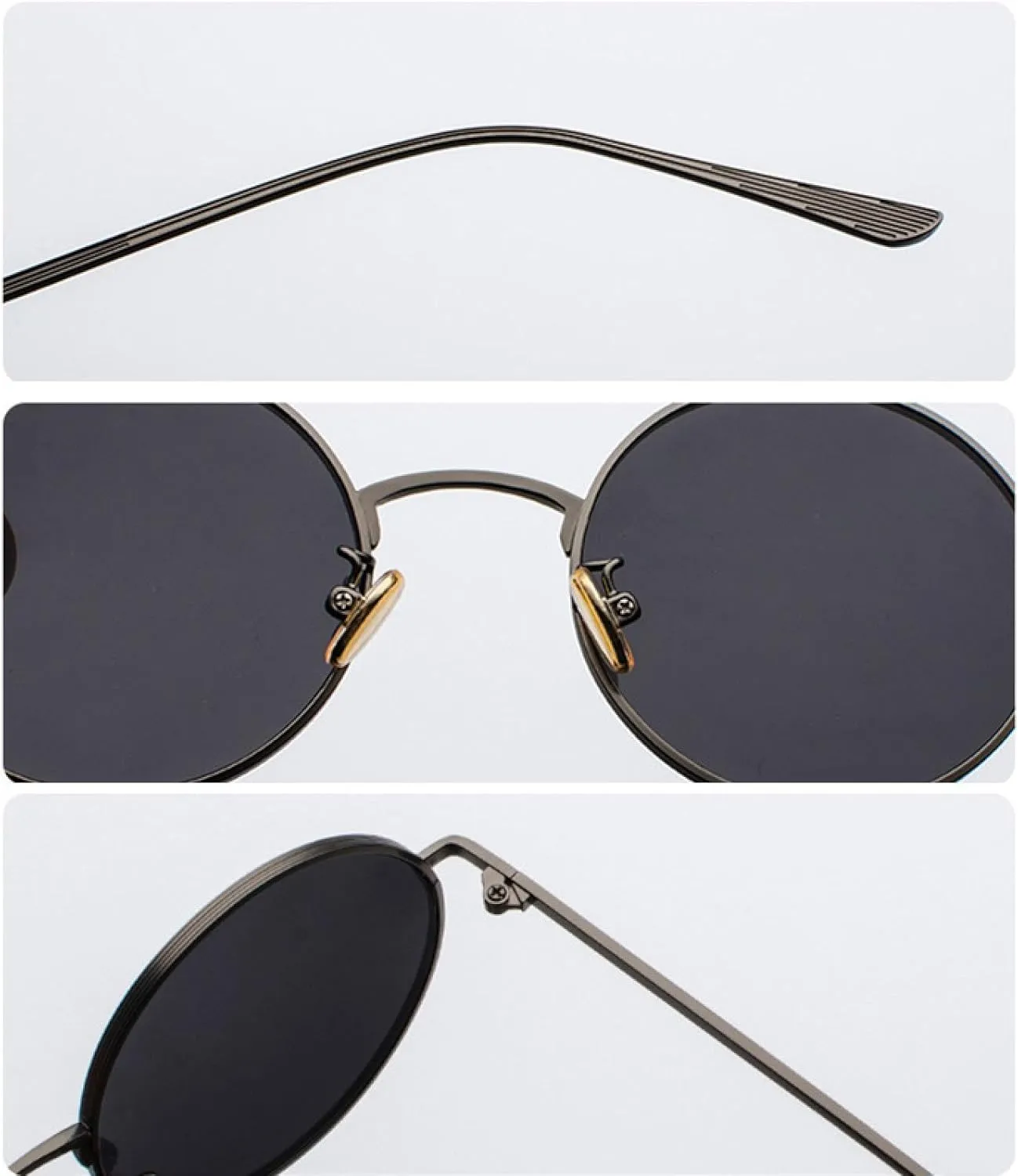 Super Round Women Sunglasses Fashion Men Lens Shades Uv400