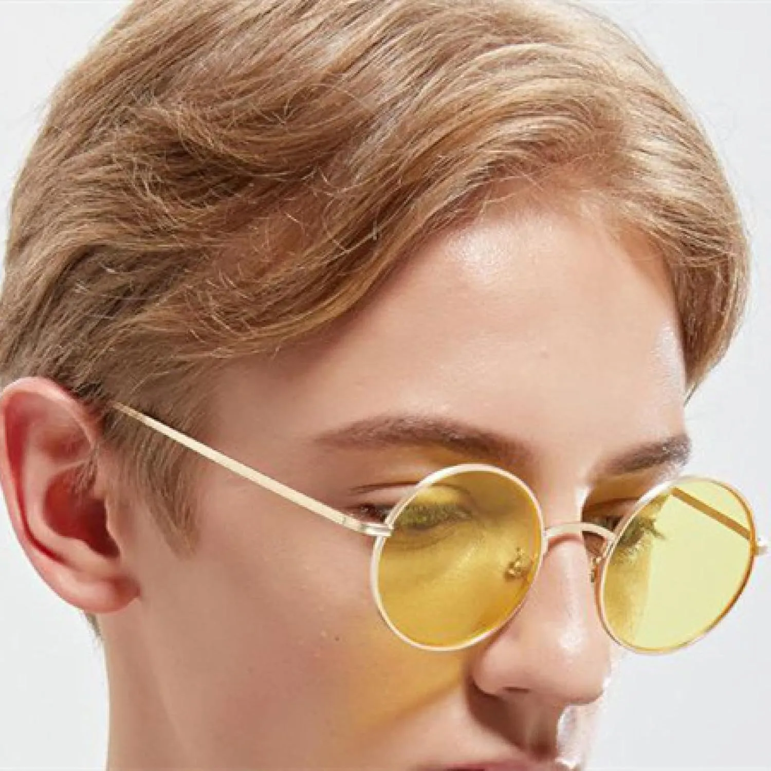 Super Round Women Sunglasses Fashion Men Lens Shades Uv400