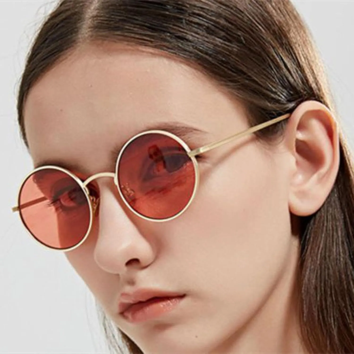 Super Round Women Sunglasses Fashion Men Lens Shades Uv400