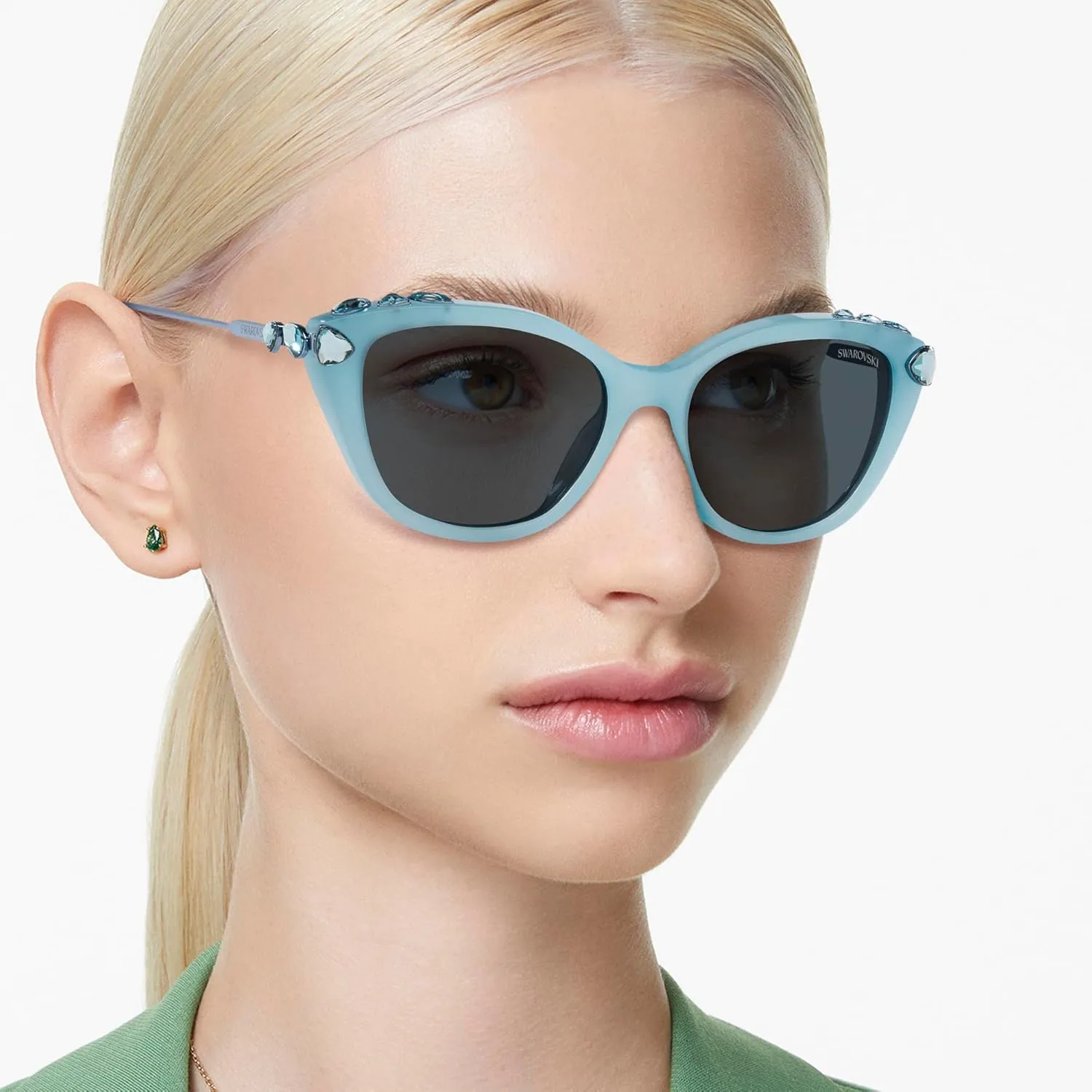 Swarovski Women's Sk6010 Cat Eye Sunglasses