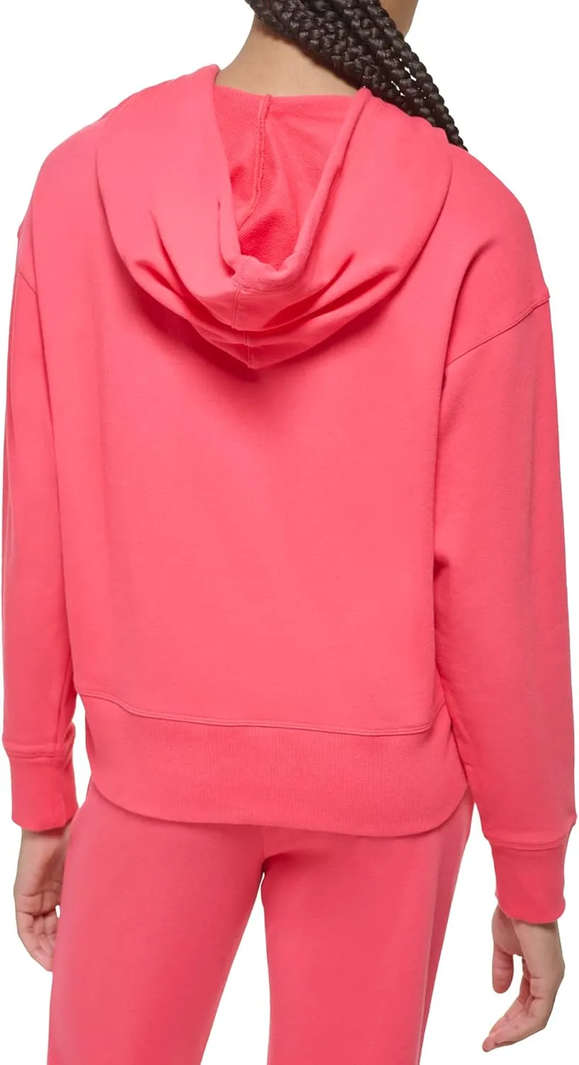Tommy Hilfiger Women's Relaxed Fit Embossed Graphic Hoodie
