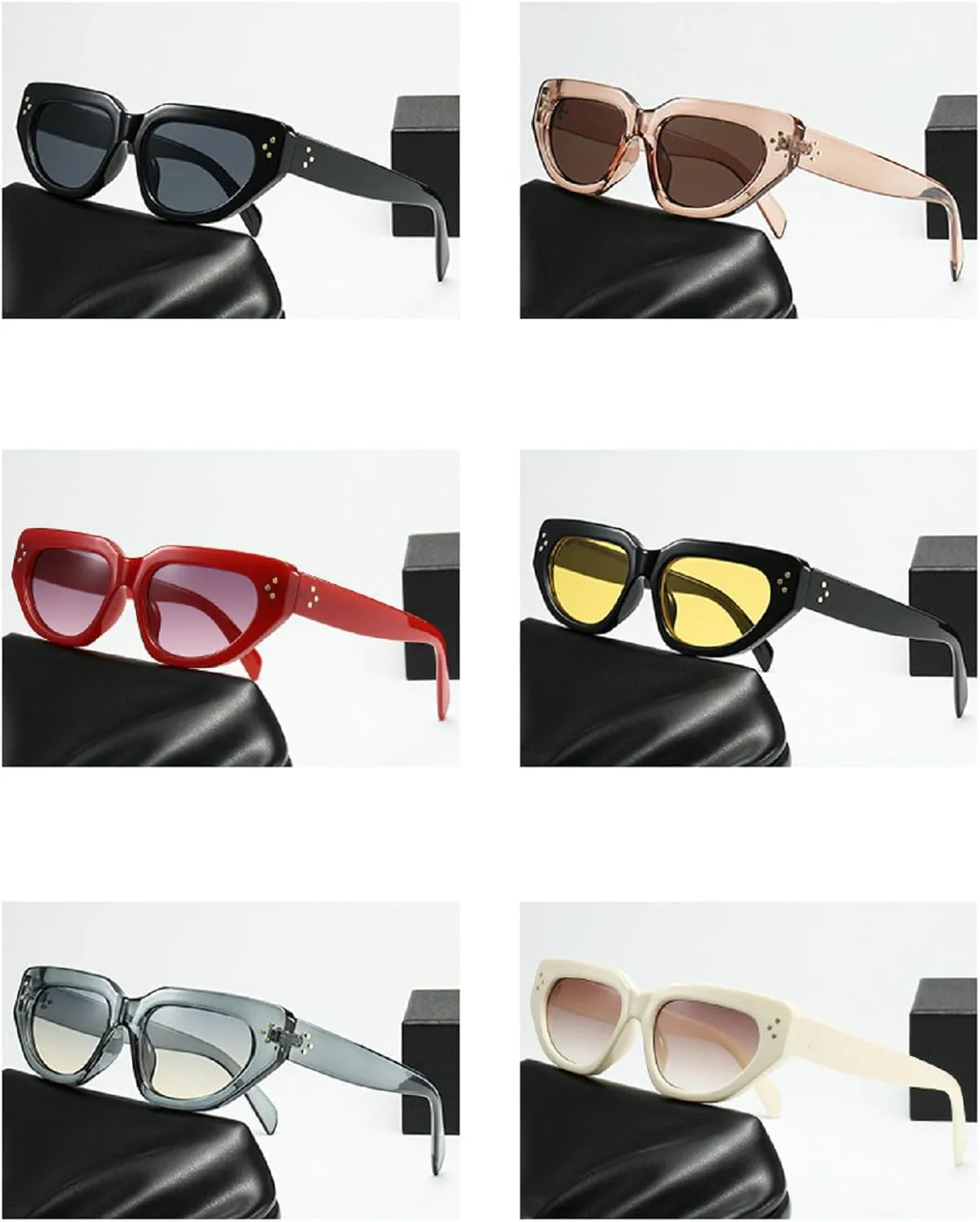 Vintage Cat Eye Sunglasses for Women Fashion Retro Gradient Sun Glasses Ladies Shades Eyewear Women Goggles
